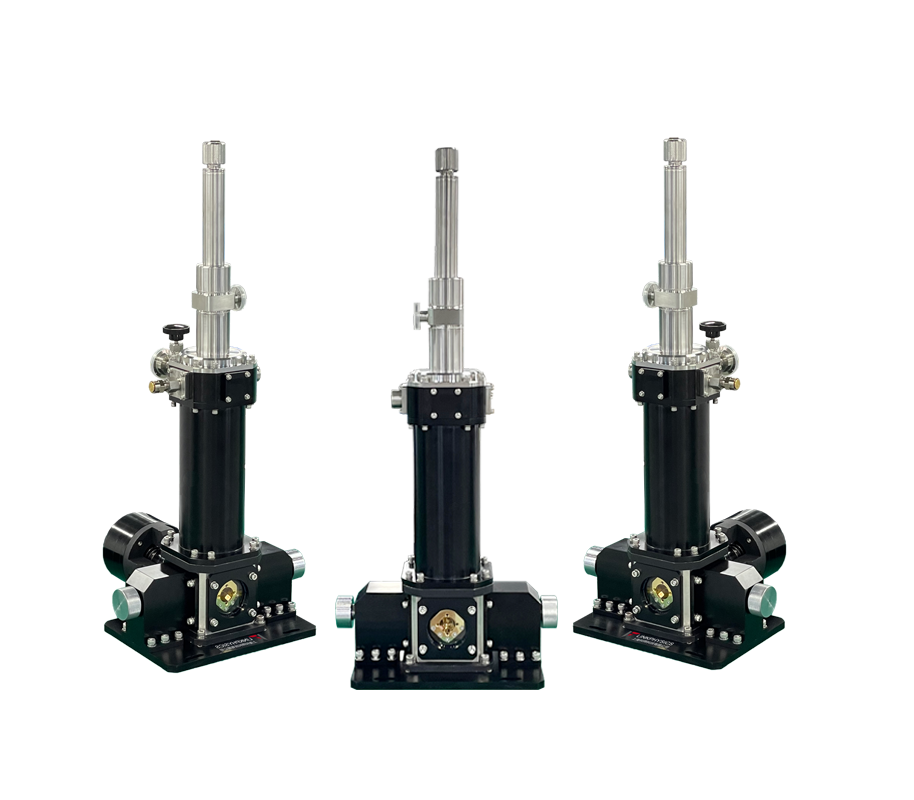 Continuous flow cryostat