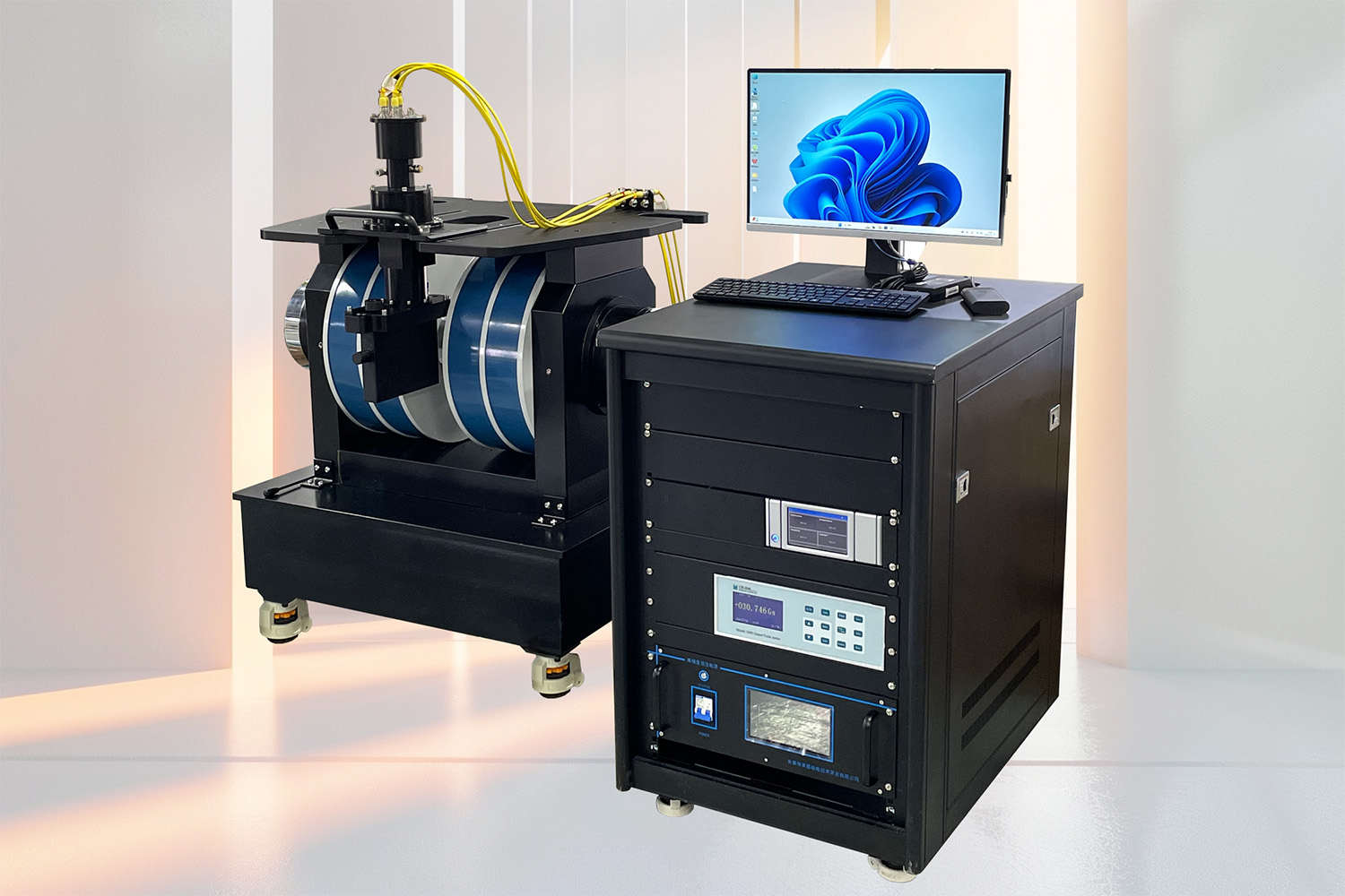 上海在线博彩平台又推出一套电磁铁霍尔测试系统